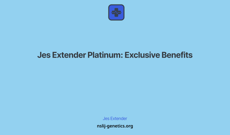 Jes Extender Platinum: Exclusive Benefits